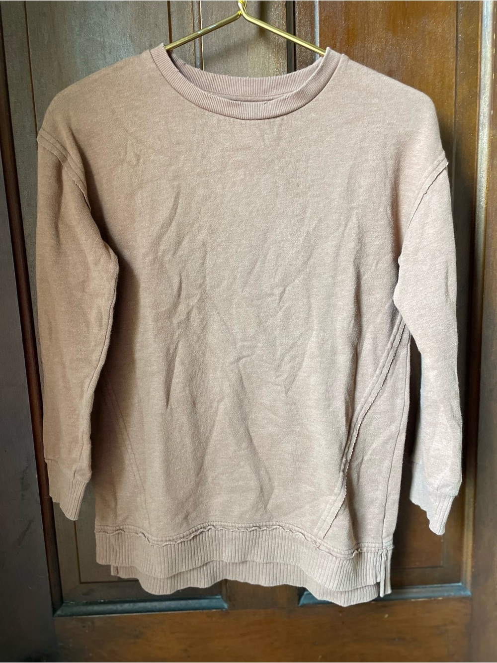 art class girls large 10-12 brown sweatshirt